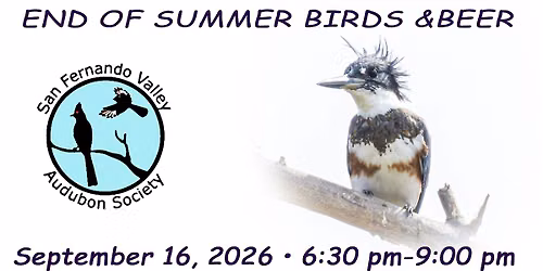 End of Summer Birds & Beer!