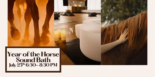 Year of the Horse Sound Bath at Majestic Hills Ranch