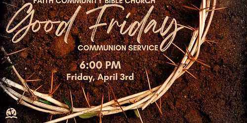 Good Friday Communion Service