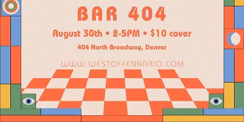 West Of Fennario - Shakedown Sunday - Bar404