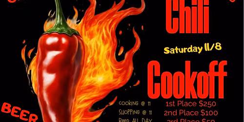 3rd Annual Order of Isis Chili Cookoff 