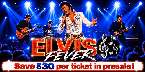 Cornwall : Saturday, April 3, 2027 at 7h30 : Elvis Fever