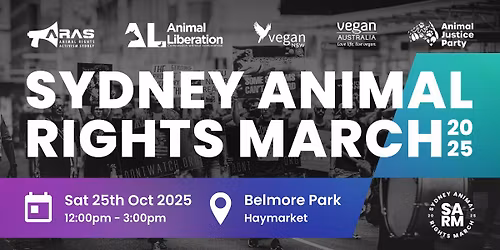 Sydney Animal Rights March SARM 2025