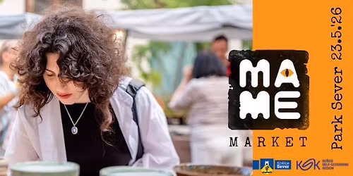 MAME Market pop-up v parku