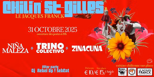 festival chili'n saint-gilles | Le Chili en musique : trois groupes, une soir\u00e9e