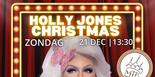 Travestie show. Holly Jones christmas!