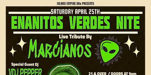 Live Enanitos Verdes tribute in Rancho Cucamonga!