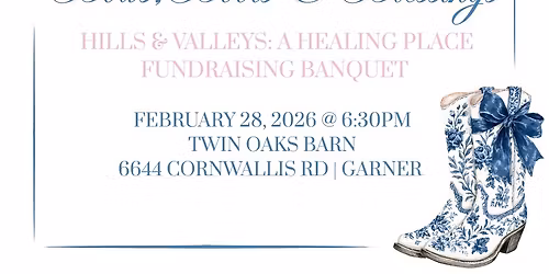 Bows, Boots & Blessings Fundraiser Banquet