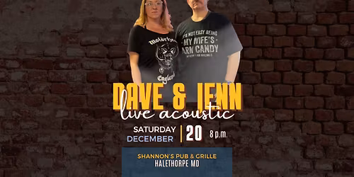 Live Music with Dave & Jenn at Shannon\u2019s Pub