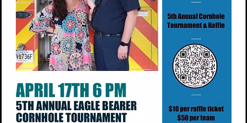 5th Annual Eagle Bearer Cornhole Tournament & Raffle