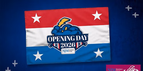 Opening Day Logo Rally Towel + Kids Eat Free — 1 Thunder Road, Trenton, NJ, United States, New Jersey 08611