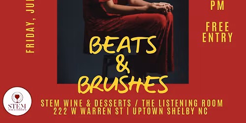 Beats & Brushes: A Local Artist Showcase @ STEM Wine & Desserts