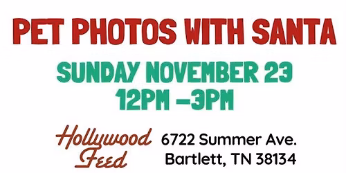 PET PHOTOS WITH SANTA