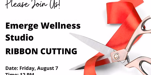 Emerge Wellness Studio Ribbon Cutting w\/MACC