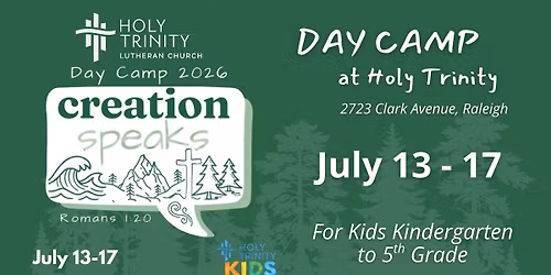 Day Camp 2026 - Creation Speaks