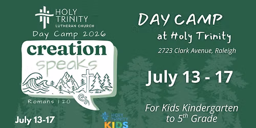 Day Camp 2026 - Creation Speaks