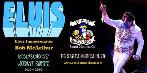 ELVIS RETURNS TO SANTA MONICA!