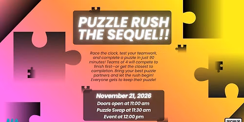 Puzzle Rush The Sequel!!