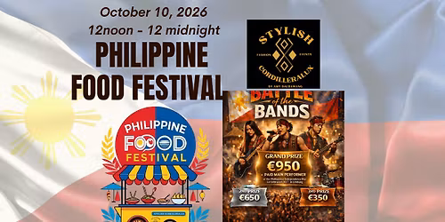 PHILIPPINE FOOD FESTIVAL LIMBURG presents BATLE  OF THE BANDS 