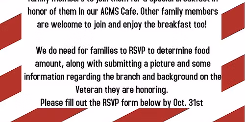ACMS Veteran\u2019s Day Breakfast!