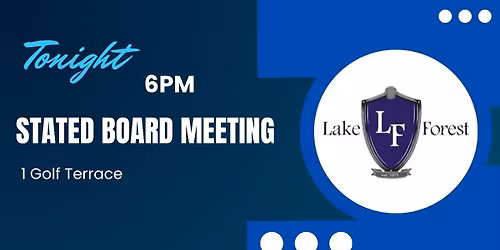 Monthly Stated Board Meeting