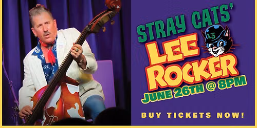 Lee Rocker of The Stray Cats