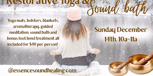 Restorative Yoga & Sound bath 