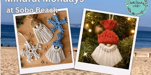 Macram\u00e9 Christmas decorations workshop