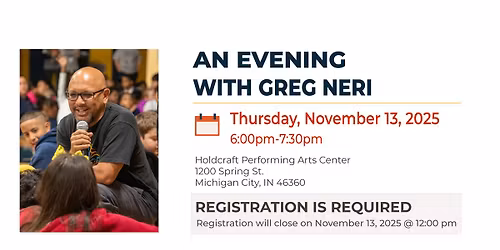 An Evening with Greg Neri