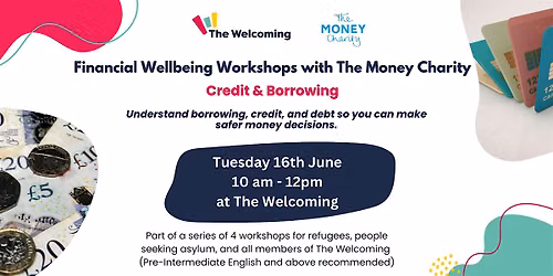 Financial Wellbeing Workshop with The Money Charity - Credit & Borrowing