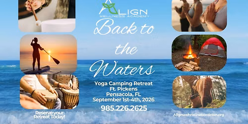 Back To The Waters Yoga Camping Retreat