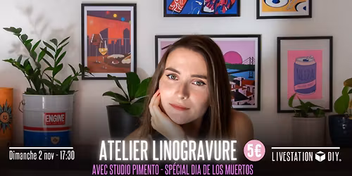 Atelier linogravure - Studio Pimento