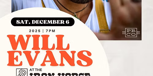 Will Evans at The Iron Horse
