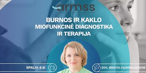 Burnos ir kaklo miofunkcin\u0117 diagnostika ir terapija