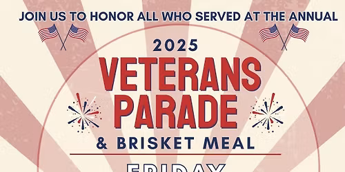 Veterans day parade and free lunch