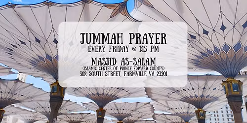 Weekly Jummah Prayer