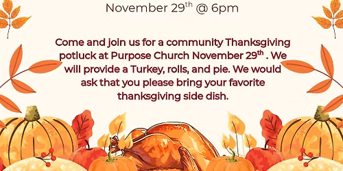 Thanksgiving with Purpose