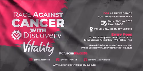 Race Against Cancer with Discovery Vitality