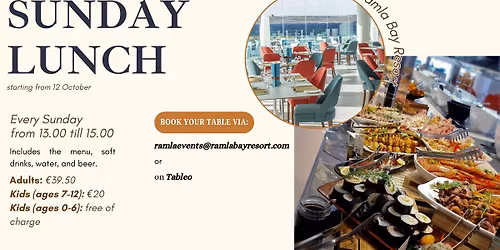 Ramla Bay Resort Sunday Buffet Lunch