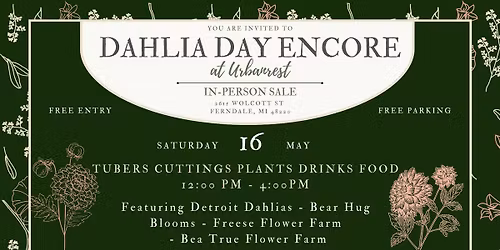 Dahlia Day Encore at Urbanrest! \ud83d\udc90\u2600\ufe0f