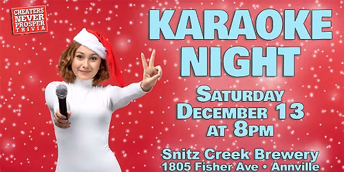 Karaoke Night at Snitz Creek Brewery - Annville