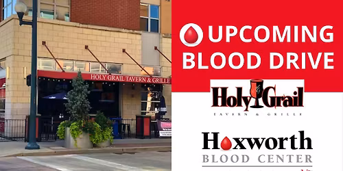 Holy Grail Blood Drive with Hoxworth Blood Center