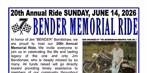 20th Annual Bender Ride 