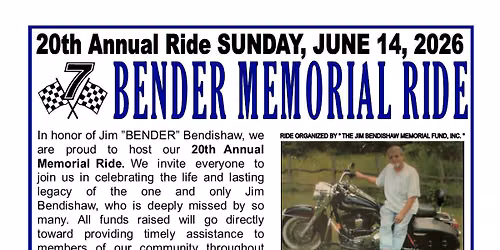 20th Annual Bender Ride 