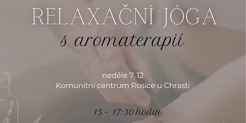 Relaxa\u010dn\u00ed j\u00f3ga s aromaterapi\u00ed