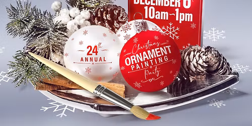 Christmas Ornament Painting Party 