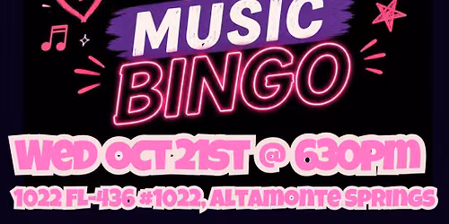 Girls Just Want to Have Fun Music Bingo @ Froggers Altamonte