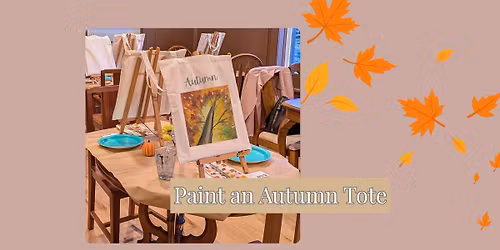 Autumn Tote Painting At the Covenant Cafe