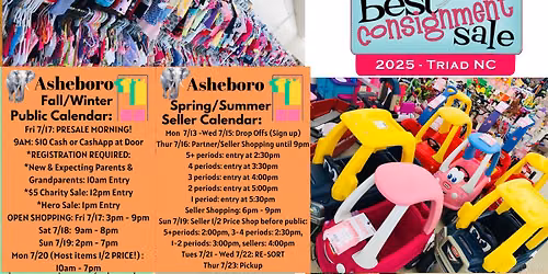 Fall\/Winter (+Summer) 2026 - Asheboro Sale