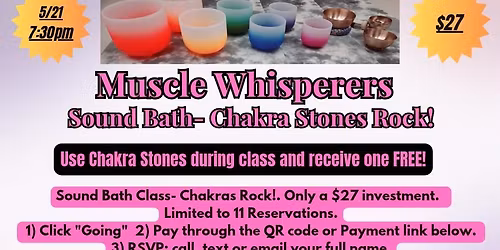 Muscle Whisperers Sound Bath Class